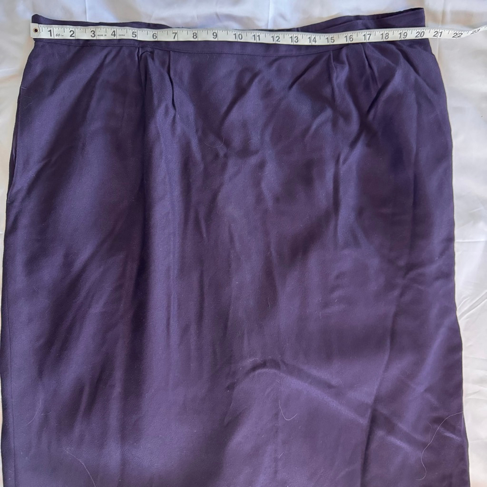 Women's Purple Pencil Skirt Size 22 - Picture 4 of 9
